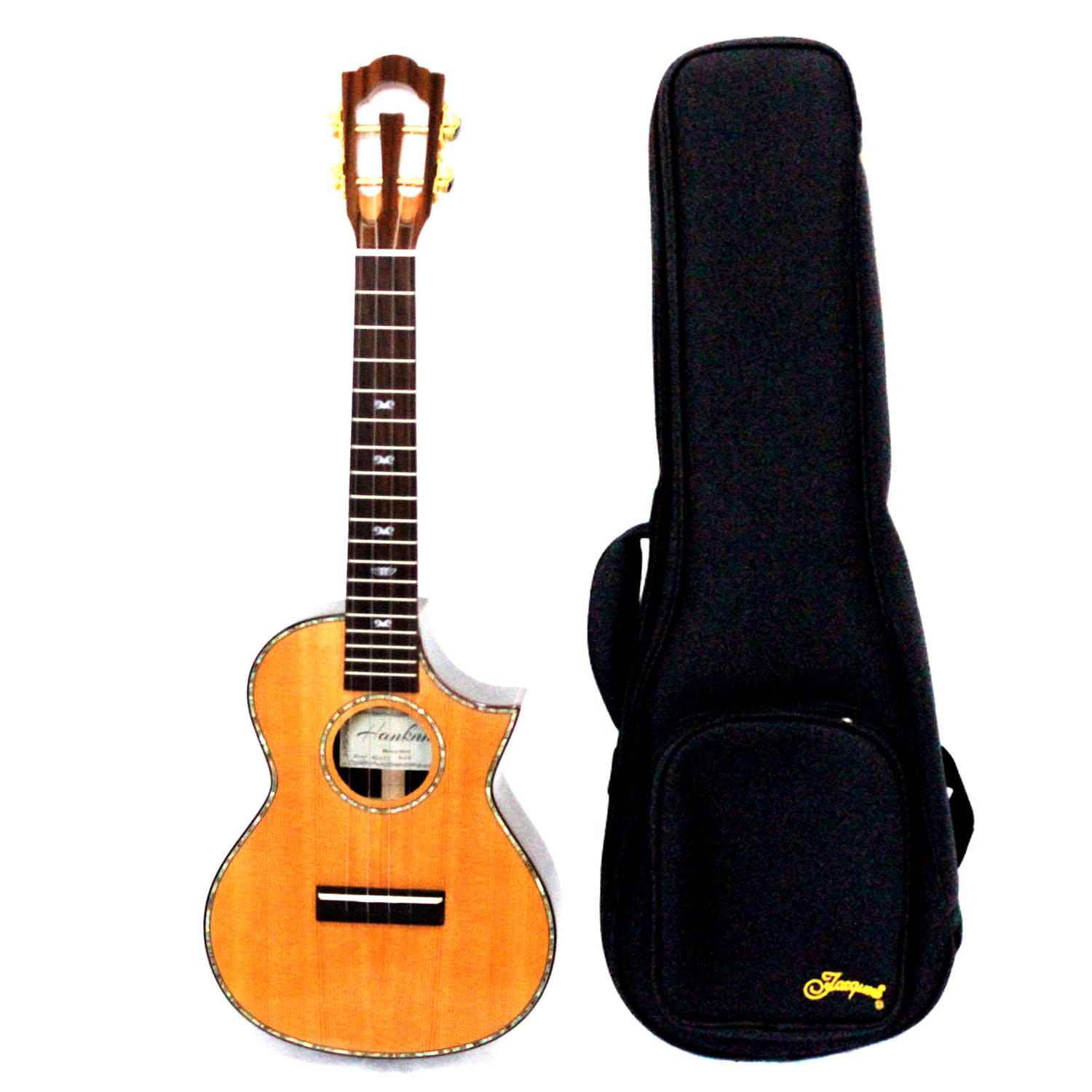 High End Top Solid Spruce and Back Rosewood All Solid 26 inch Tenor Ukulele With Gig Bag(U10)