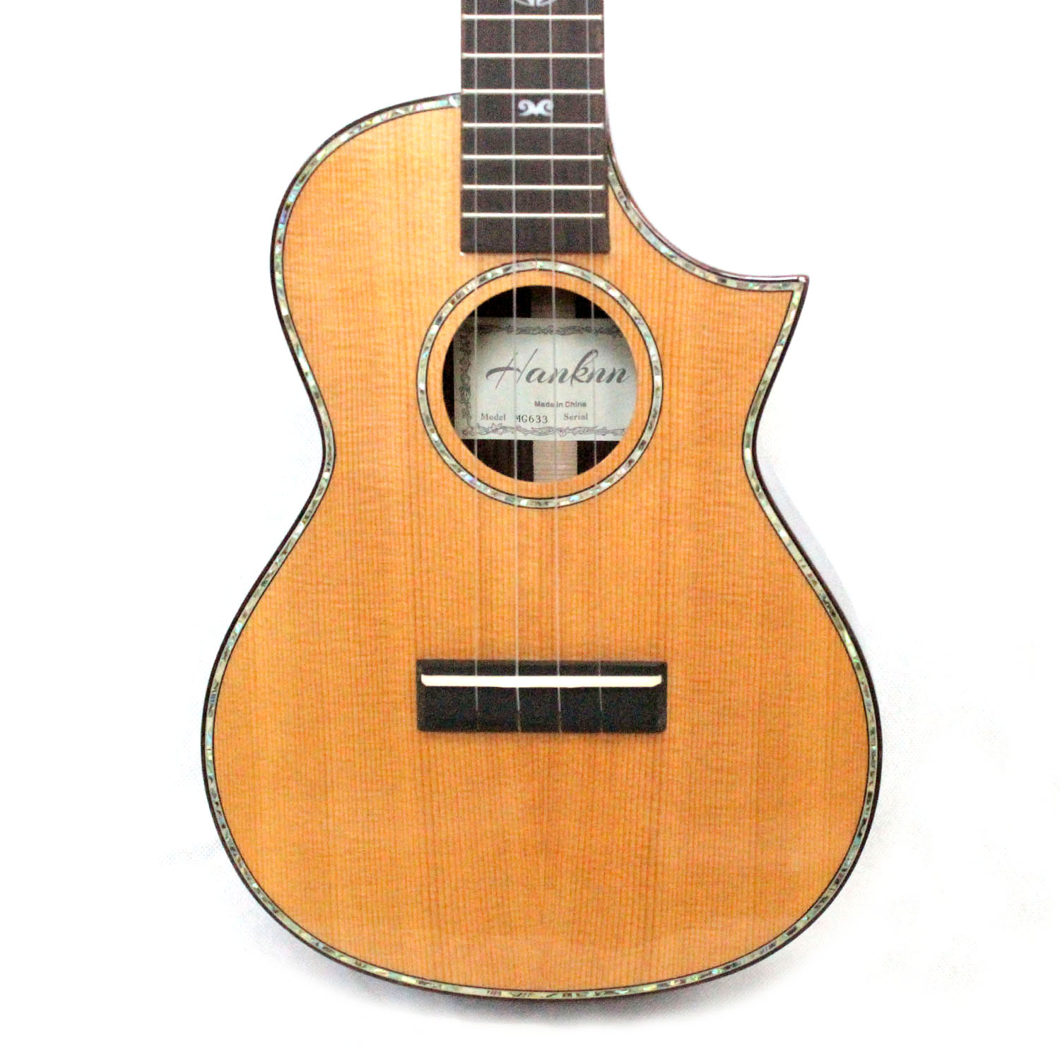 High End Top Solid Spruce and Back Rosewood All Solid 26 inch Tenor Ukulele With Gig Bag(U10)