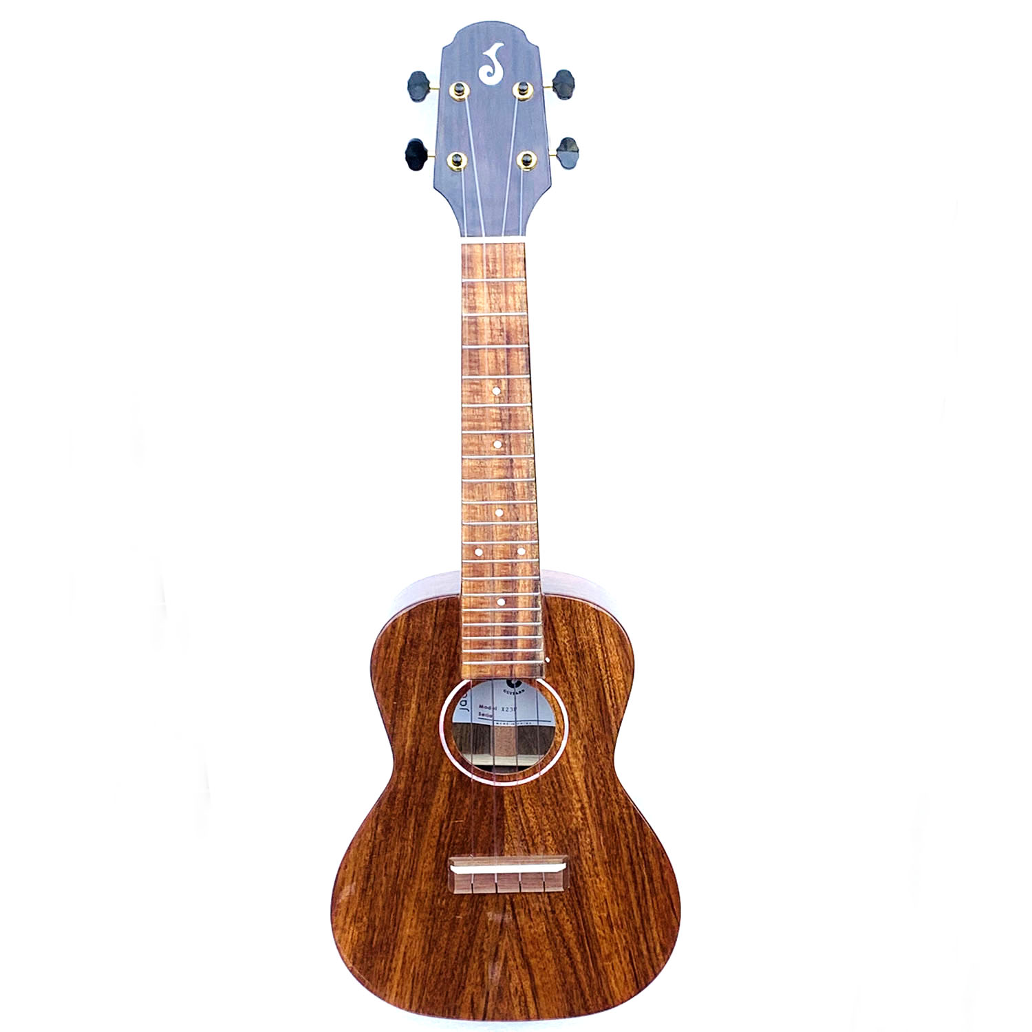 All solid koa and fingerboard handmde 23 Concert  Ukulele(U7)