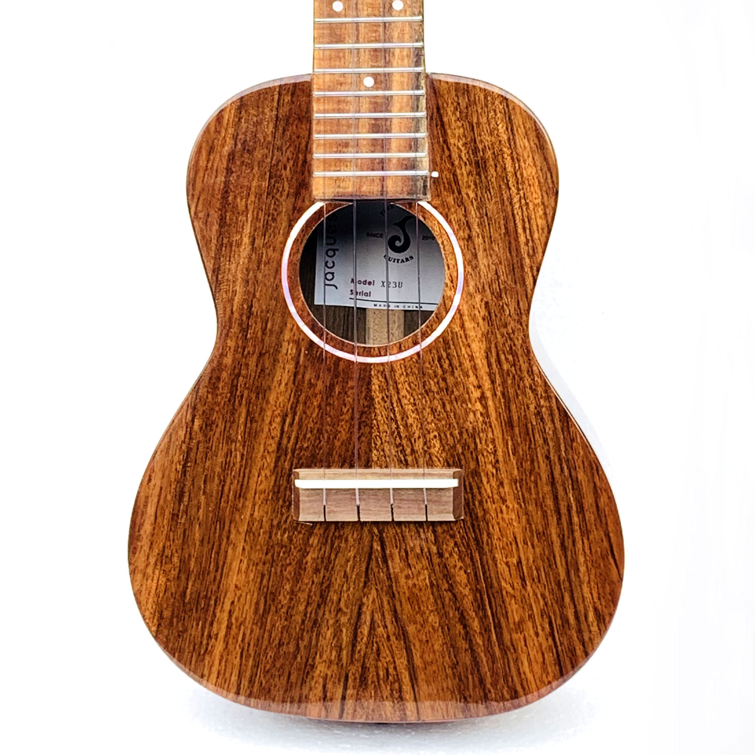 All solid koa and fingerboard handmde 23 Concert  Ukulele(U7)