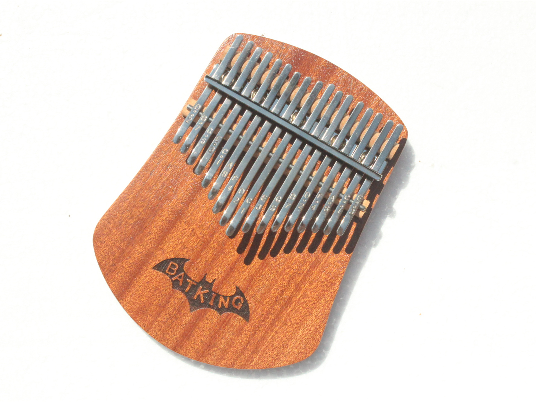 17 Keys Kalimba Thumb Piano Solid Sapele Body With Learning Book Tune Hammer Cloth Bag Sticker Bilingual Instruction(KB01)