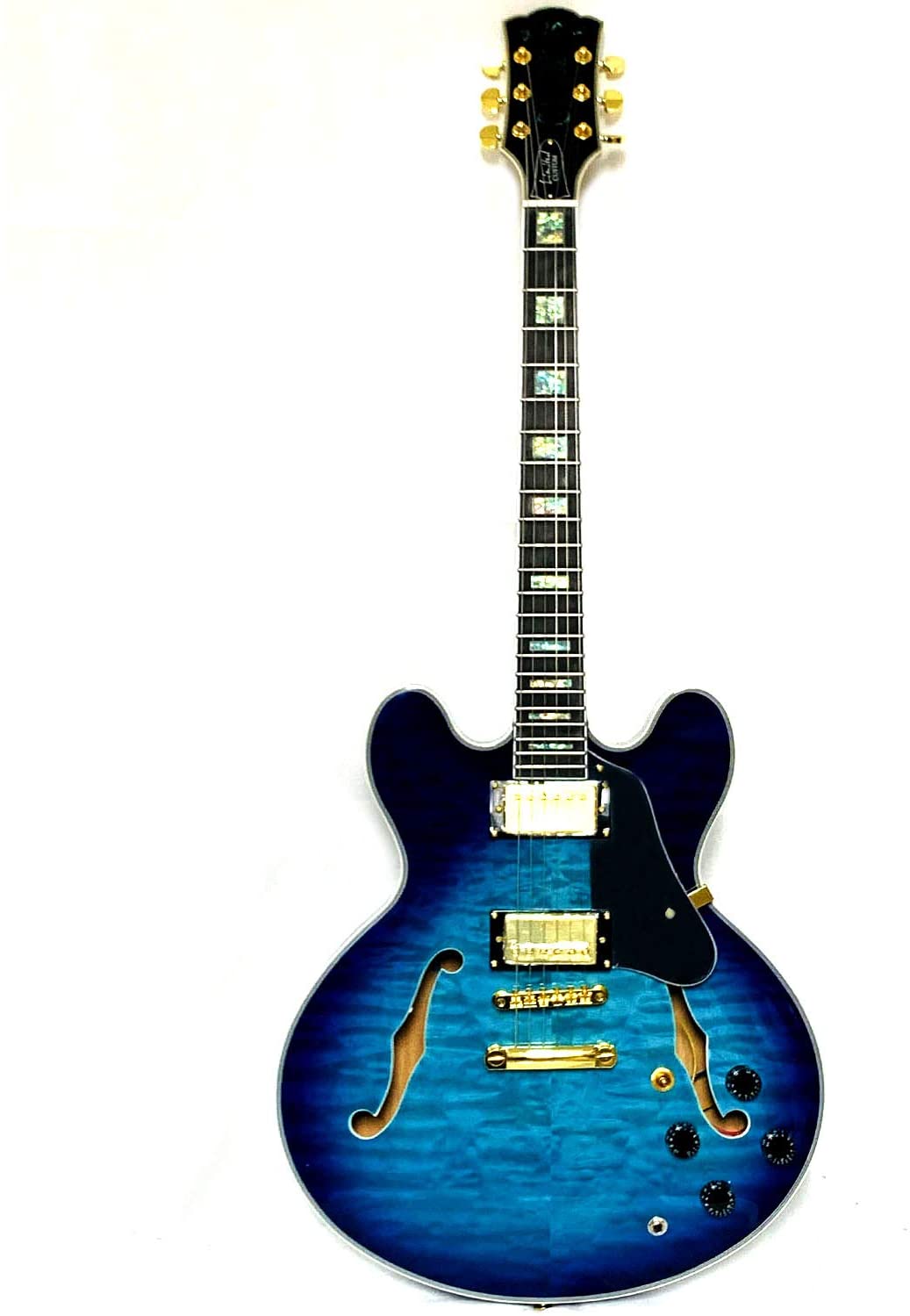 Semi hollow body custom electric jazz guitar(EJ04)