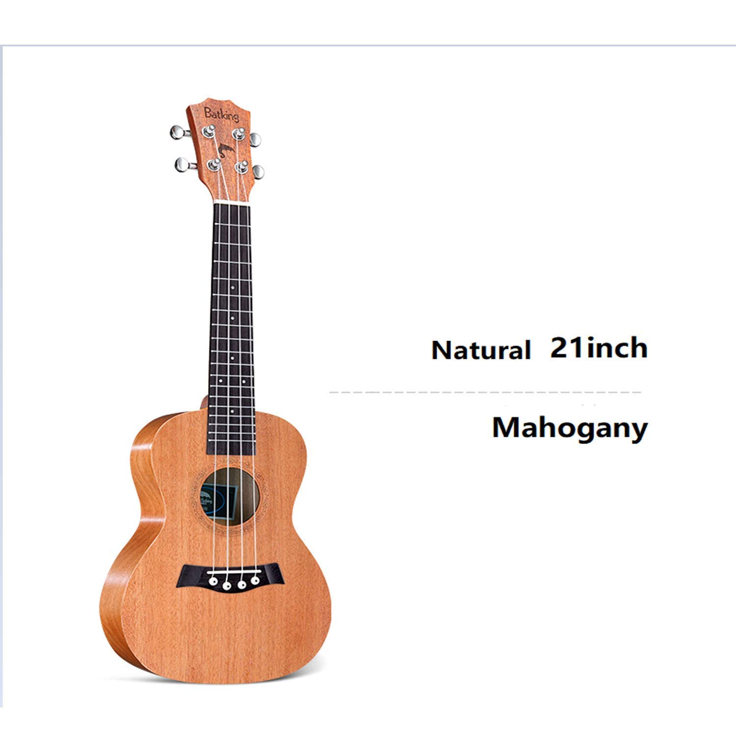 Ukulele Solid Top Mahogany With Ukulele Accessories With Gig Bag Strap Nylon String Electric Tuner Picks(UN21  23 26)