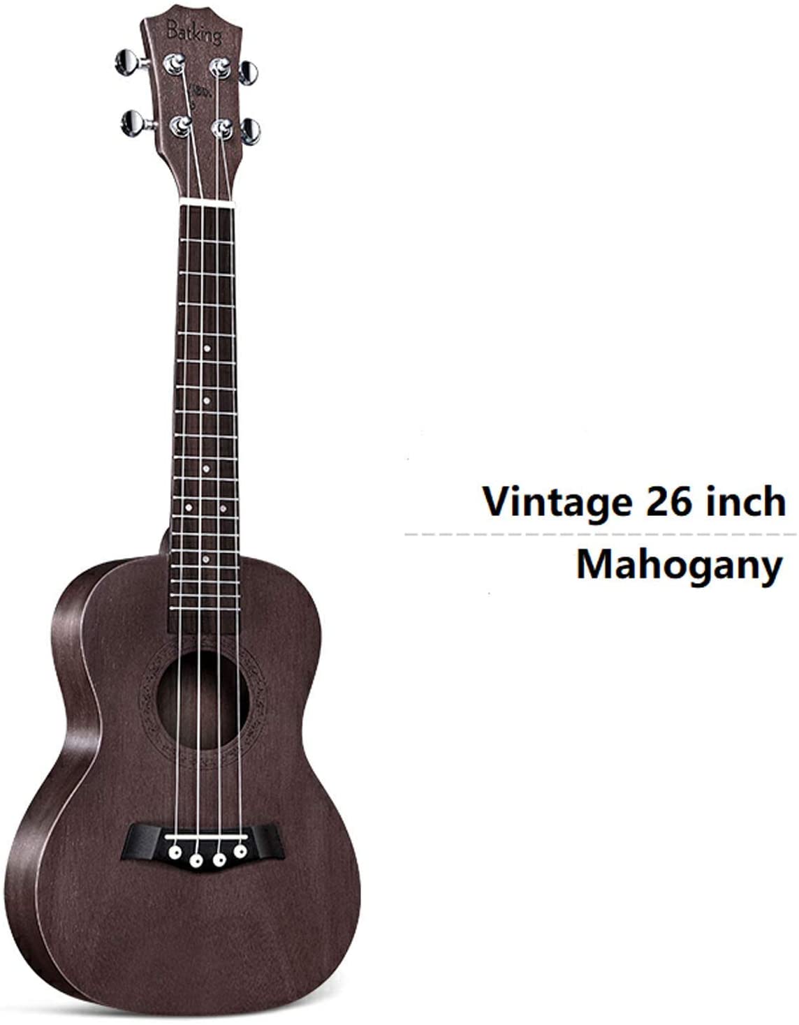 Ukulele Solid Top Mahogany With Ukulele Accessories With Gig Bag Strap Nylon String Electric Tuner Picks(UB21 23 26)