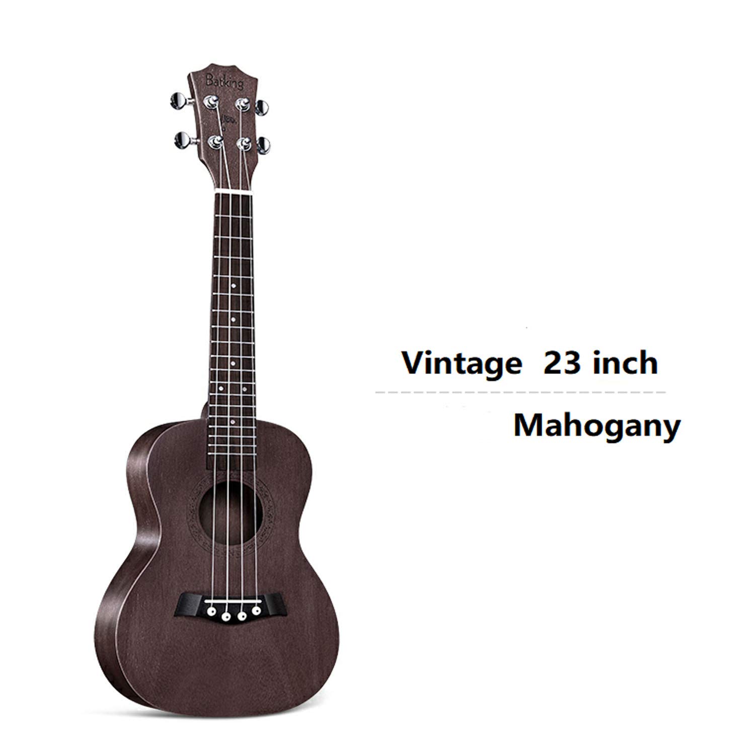 Ukulele Solid Top Mahogany With Ukulele Accessories With Gig Bag Strap Nylon String Electric Tuner Picks(UB21 23 26)