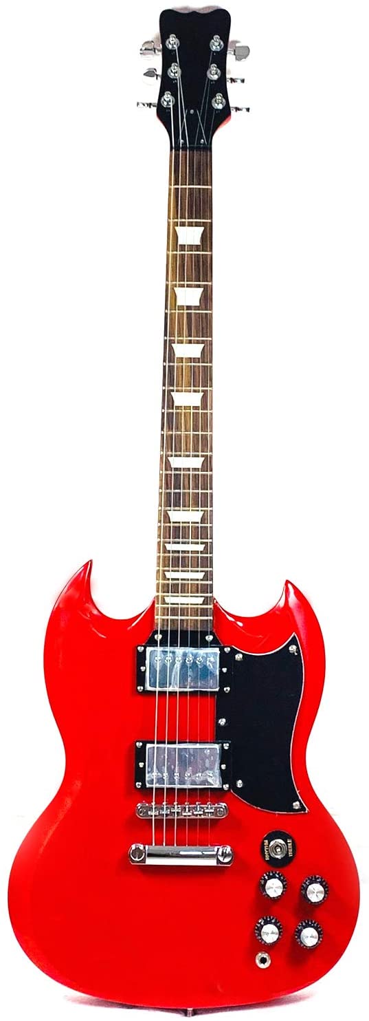 Musoo brand electric guitar in red color(ESG01)