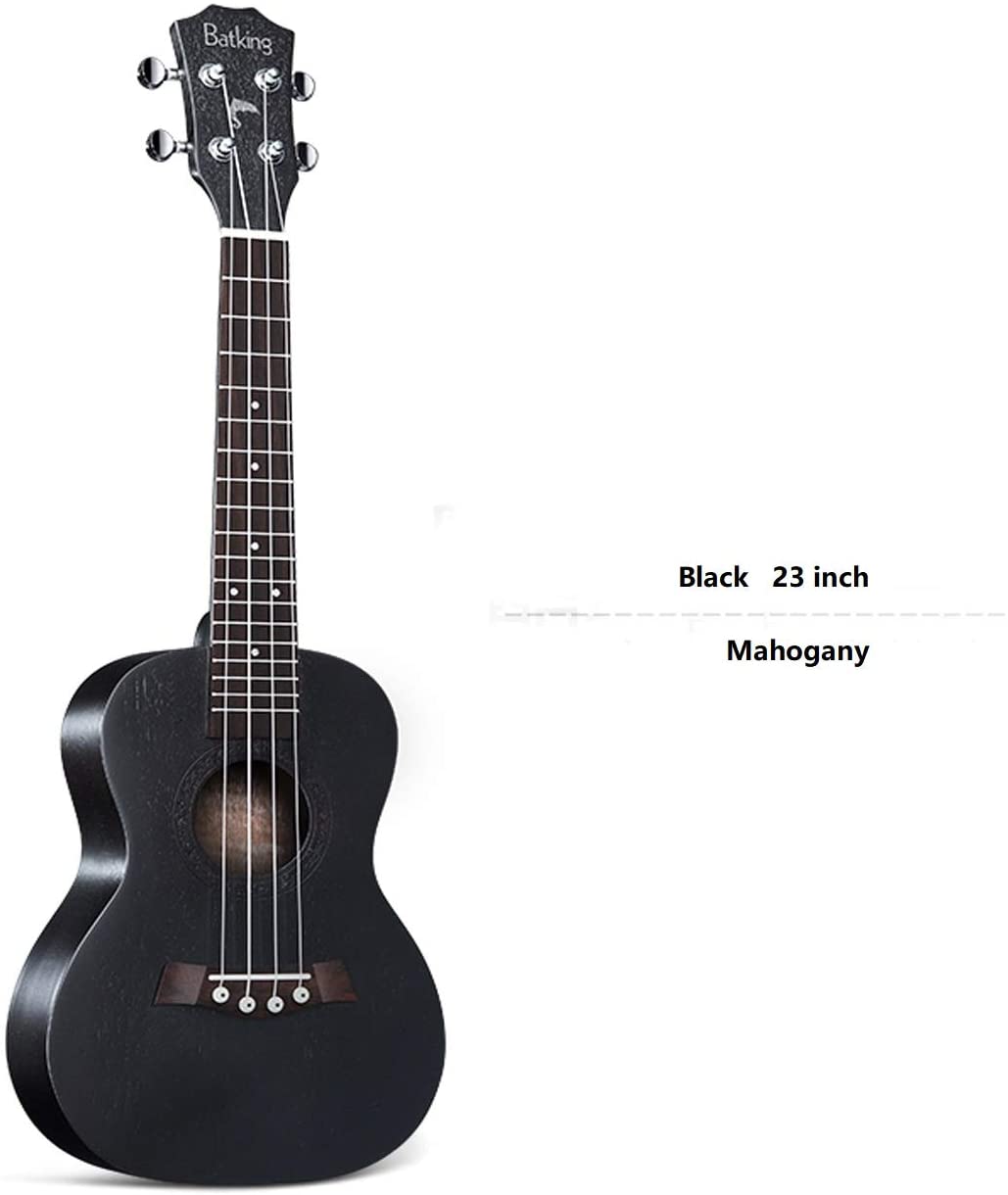 Ukulele Solid Top Mahogany With Ukulele Accessories With Gig Bag Strap Nylon String Electric Tuner Picks(UBB 21 23 26)