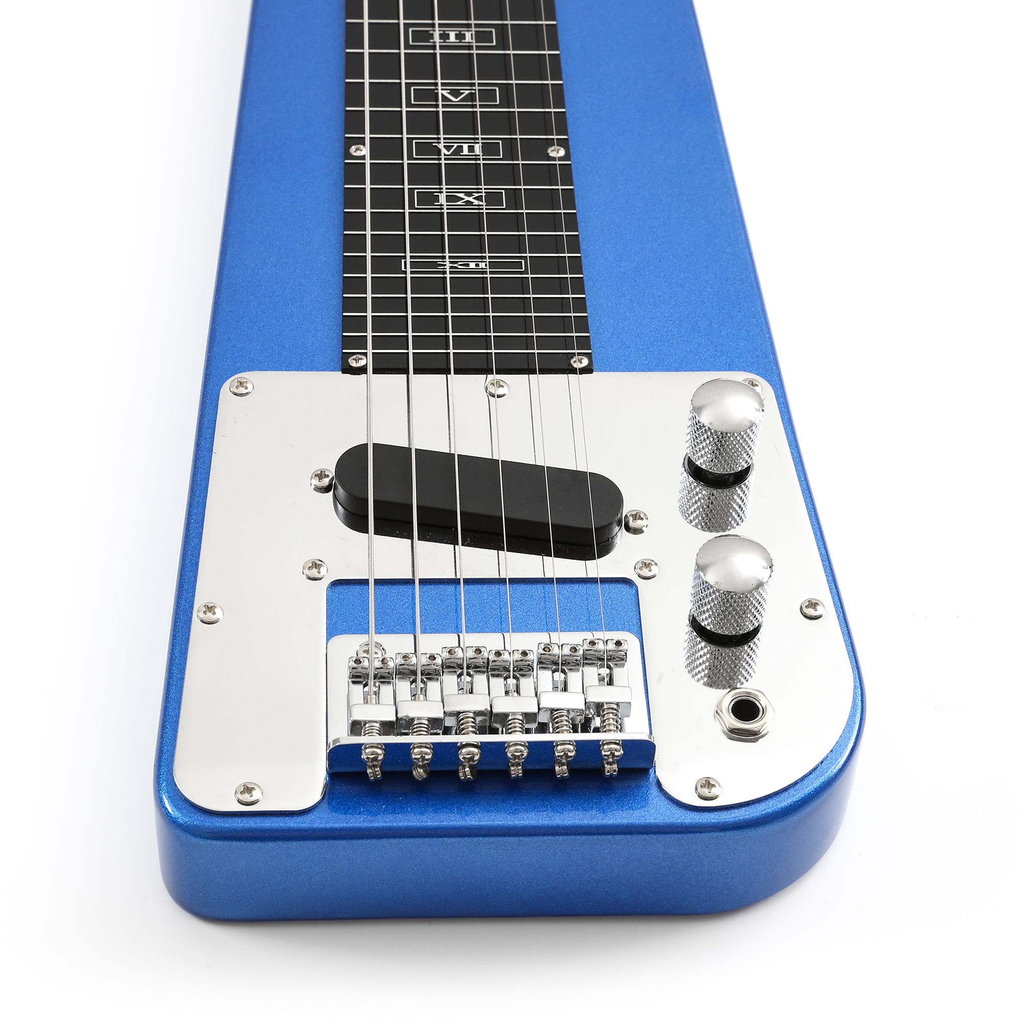 6 STRING ELECTRIC LAP STEEL GUITAR IN BLUE COLOR(LAP04)