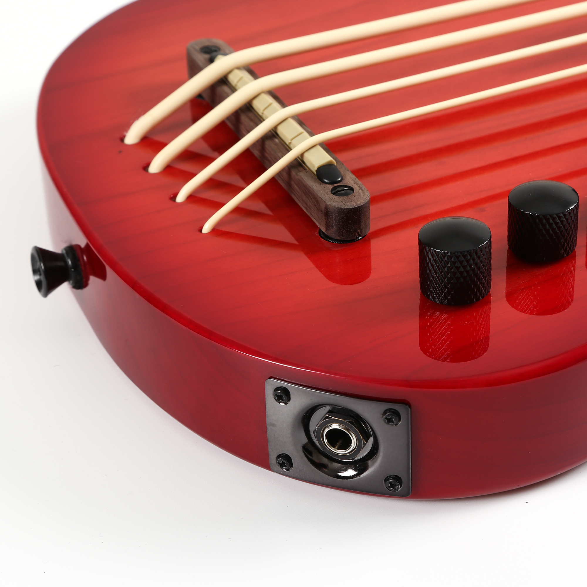 MiNi 4string ukulele electric bass with red color(UBR 04)