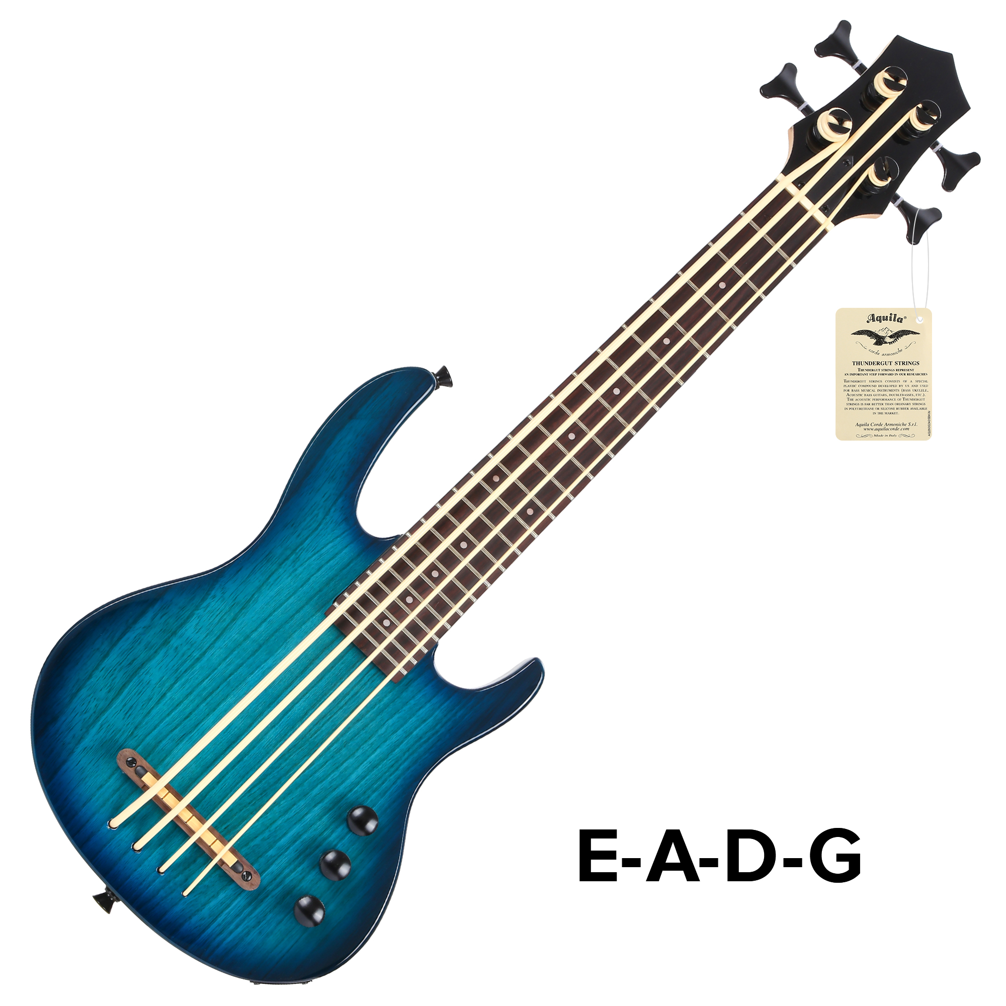 Batking Ukulele bass fretted Electric Uku bass with Gig bag(UBE 04)