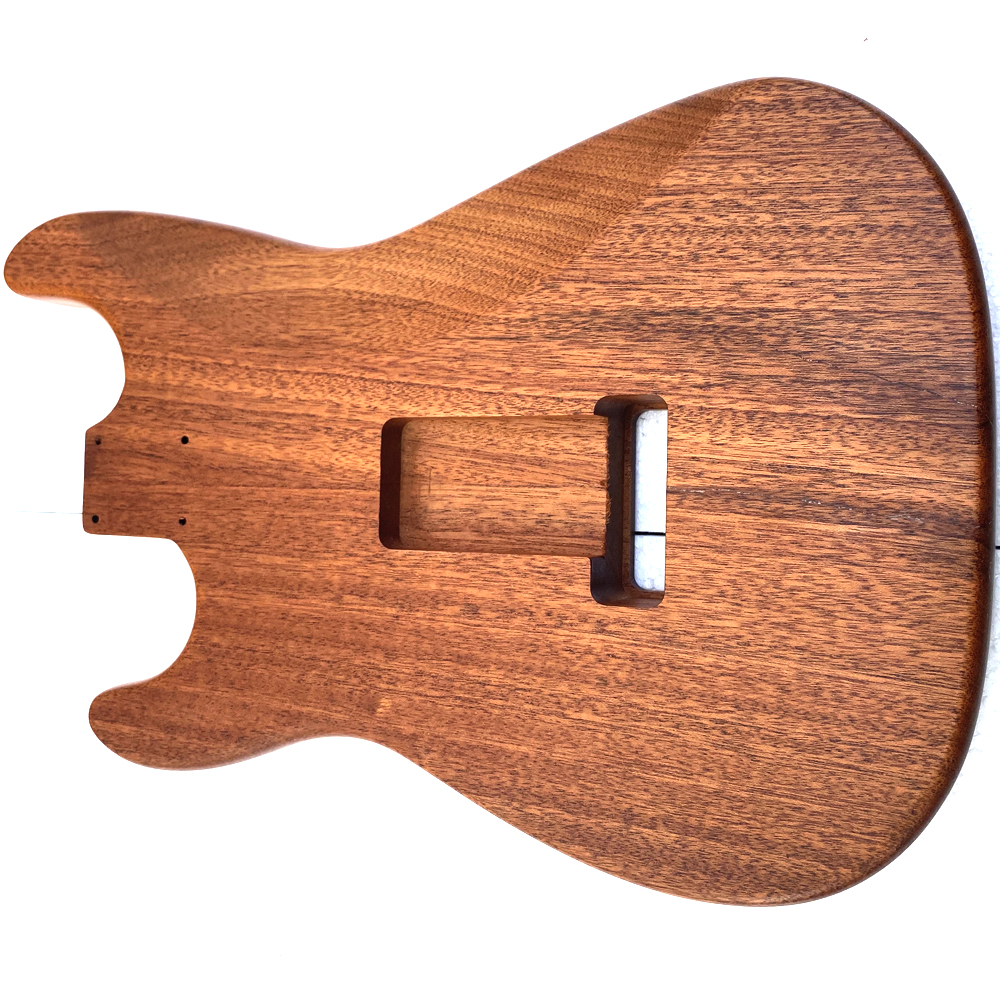 ST thinline style mahogany wood electric body in nitro painting (BD011)