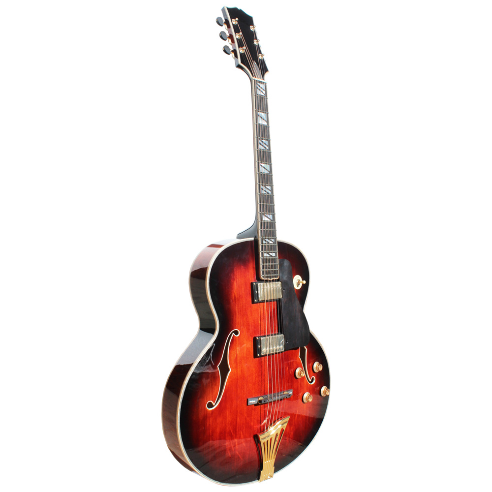 Batking AAA Hand Carved Super 400 Archtop Jazz Guitar With Hard Case (AT06)