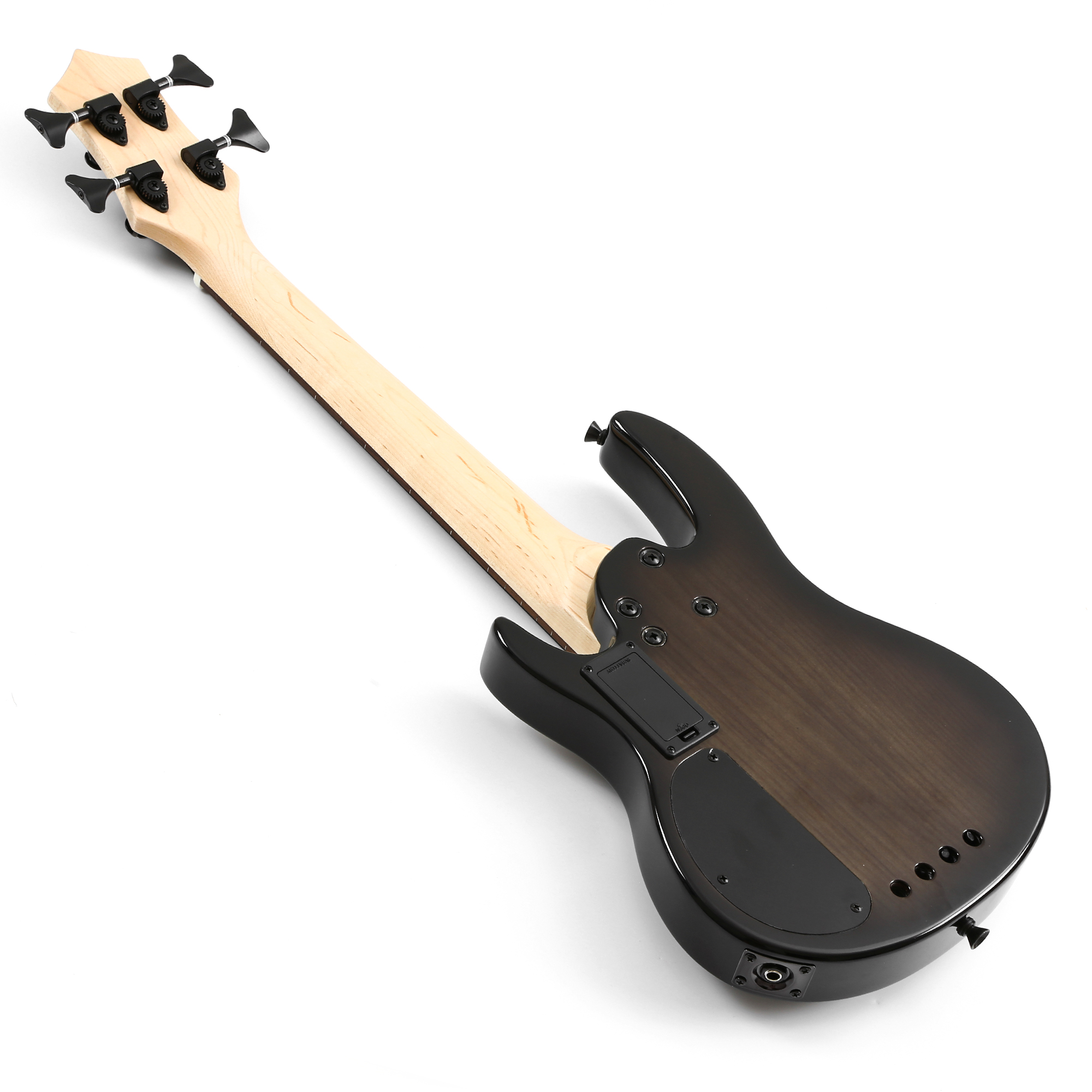 MiNi 4string only fret line ukulele electric bass without fret with black color (UBB 004)