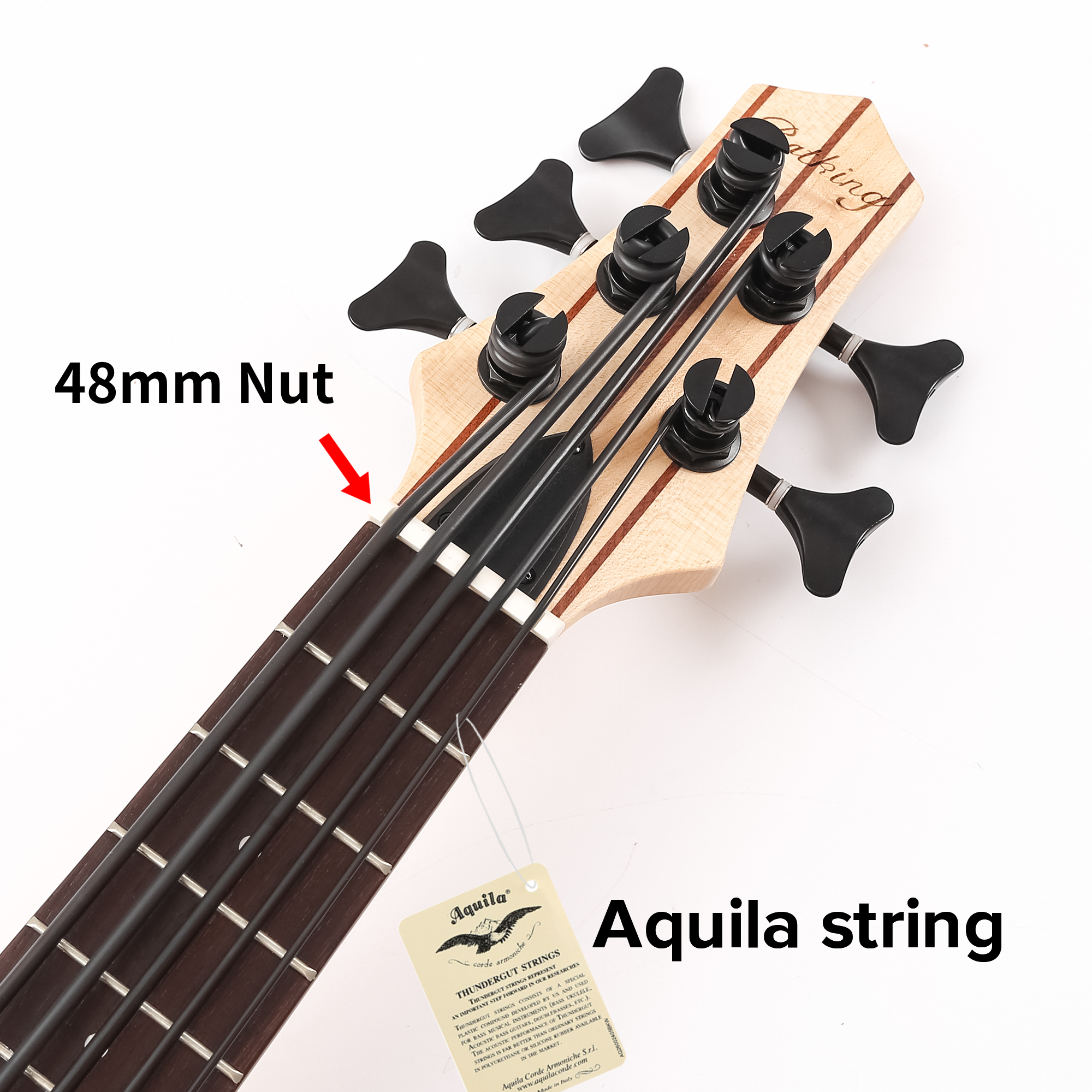 Batking Electric Ukulele Bass MiNi 5 String Ukulele Electric bass with Gig bag(UBN 05)