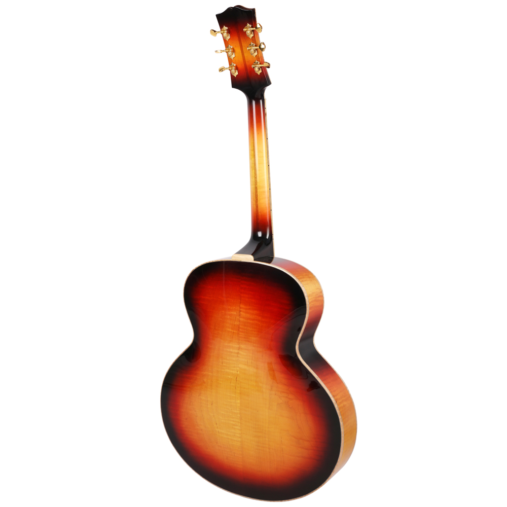 Batking 18 AAA Hand Carved Archtop Jazz Guitar In Sunburst (AT05)