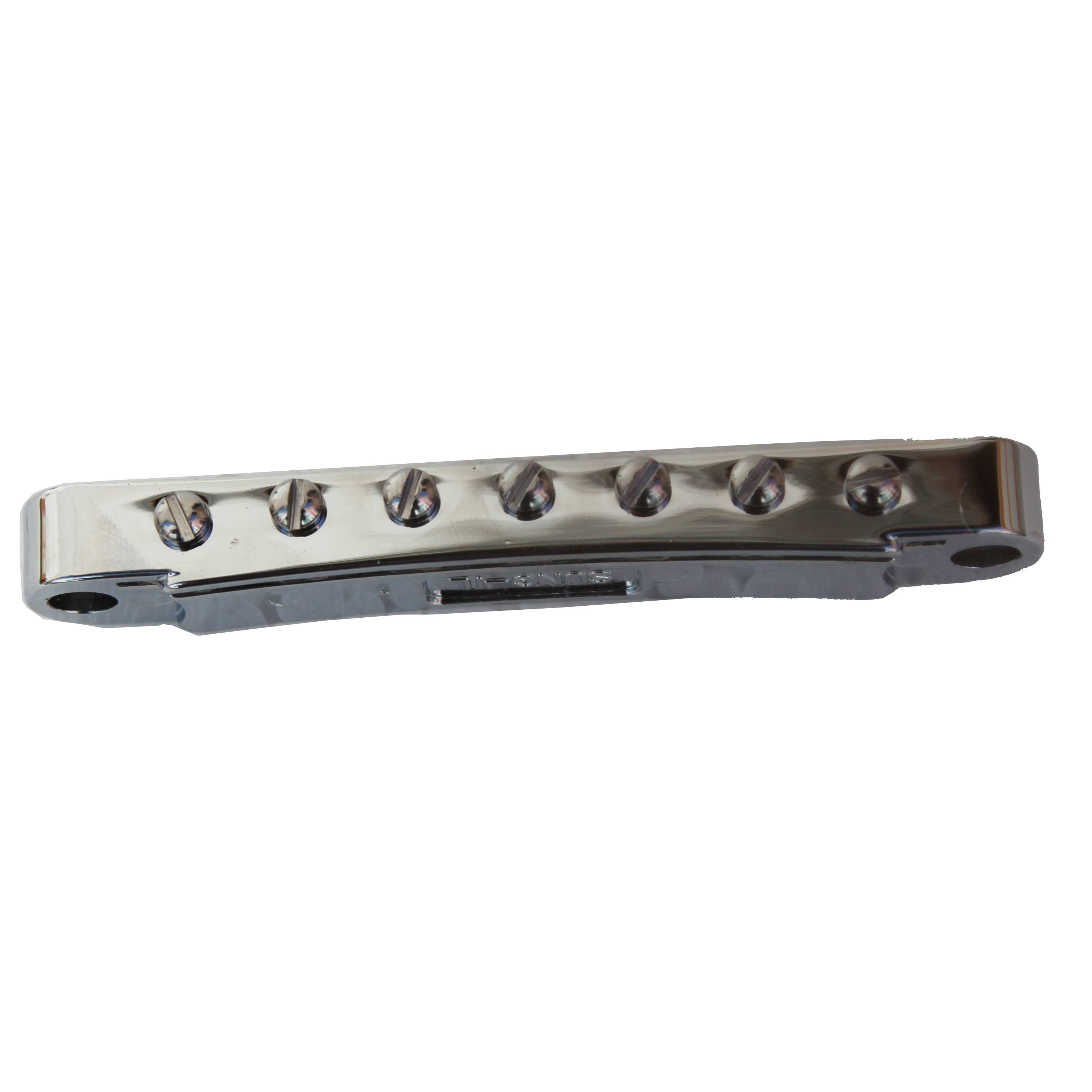 7 Strings Chrome A Style Saddle Bridge For Electric Guitar(7B01CR)