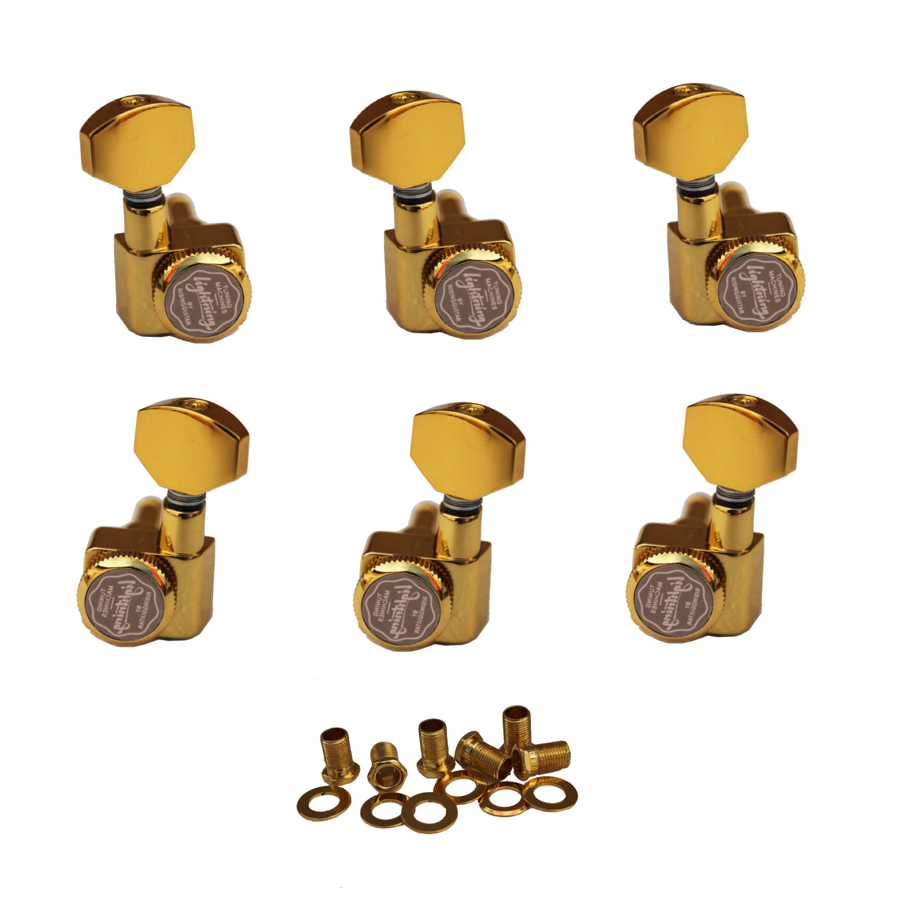 Gold 3 3 guitar tuners Heads Electric Guitar Tuning Keys For Guitar Machine( M 4101SL)