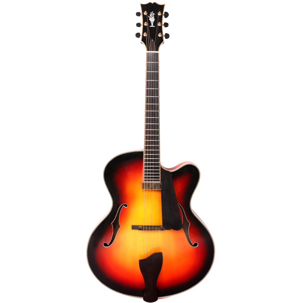 Batking brand handcraft Carved solid archtop jazz guitar (AT02)