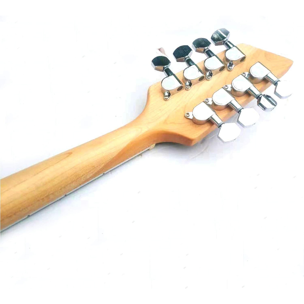 Batking Mandolin 8 Strings Acoustic Electric Mandocaster Instrument for Beginner Adults(MD08B)