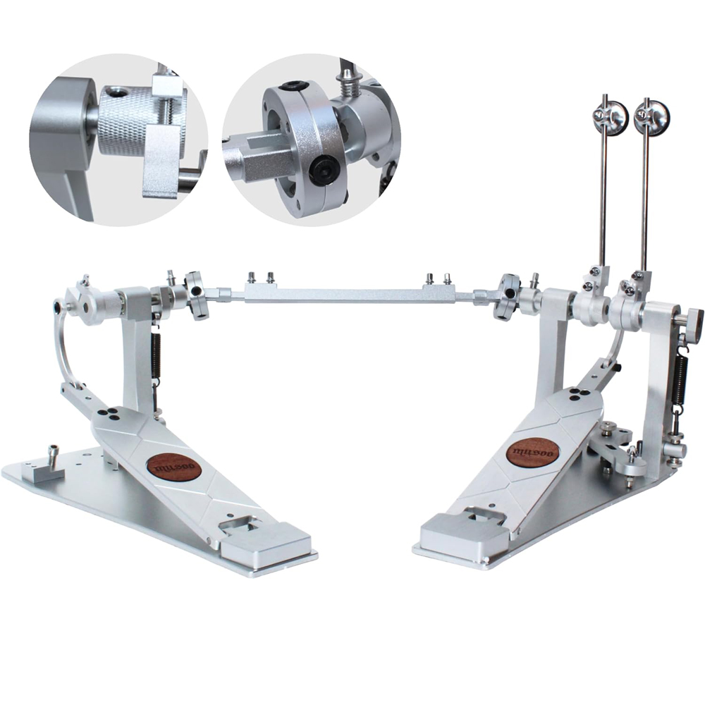 Batking Bass Drum Double Pedals with Hammers Aluminum alloy DP01