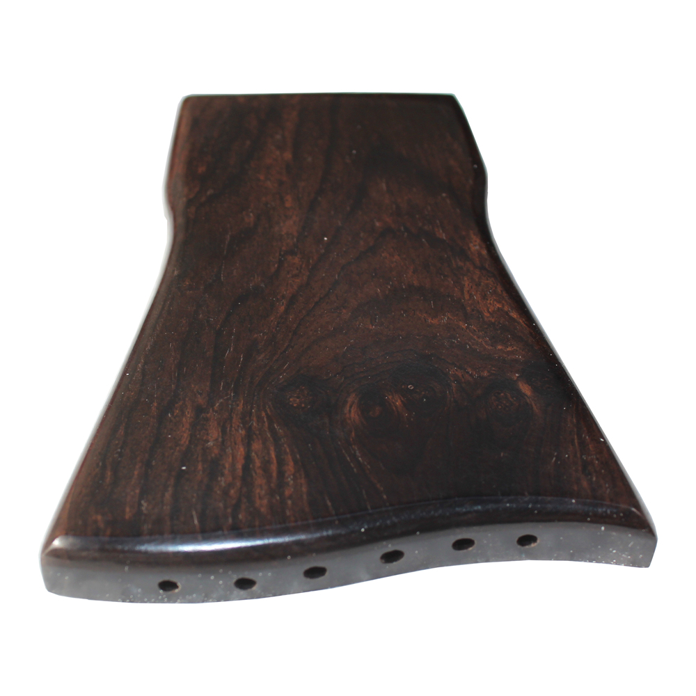 Solid short ebony tailpiece for archtop guitar