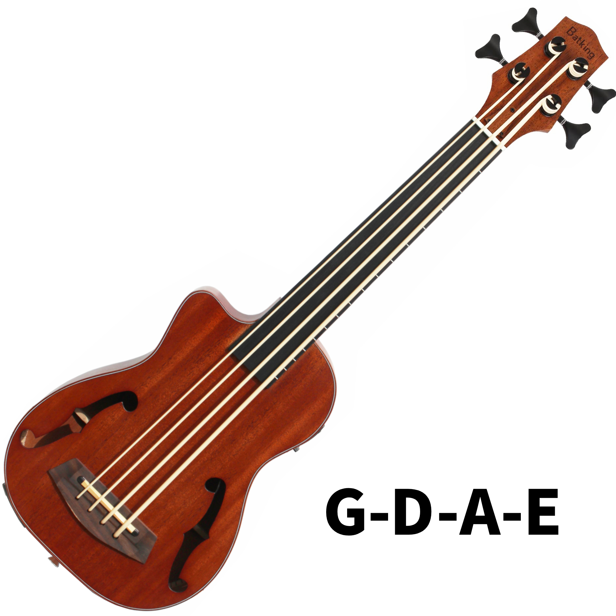 Batking LeftHand Ukulele Bass Electric Ubass 30 inch Baritone bass ukulele Electric Acoustic Uku bass With Gig Bag