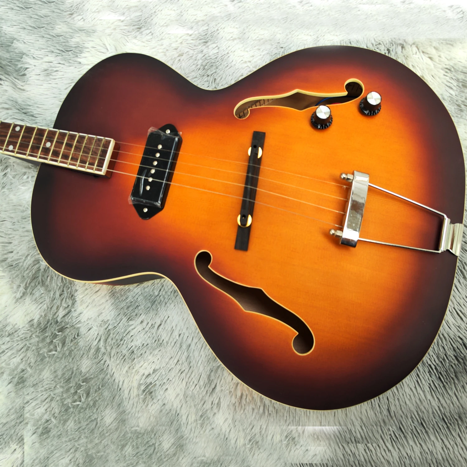 Musoo baritone jazz hollow body jazz guitar