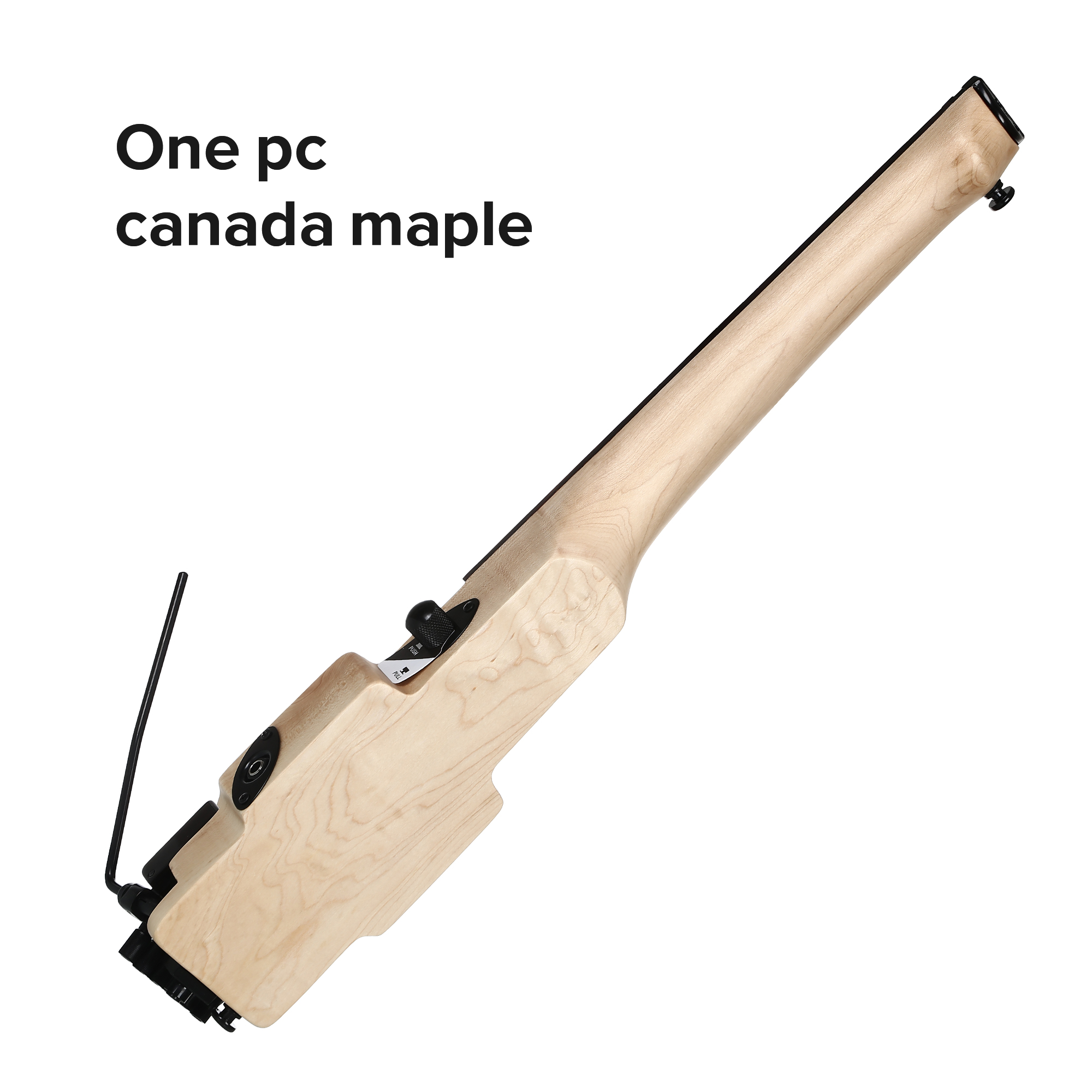 Electric Mini Travel Headless Guitar With Tremolo Canadian Maple Body With Padded Bag Push Pull Switch(TGH 07)