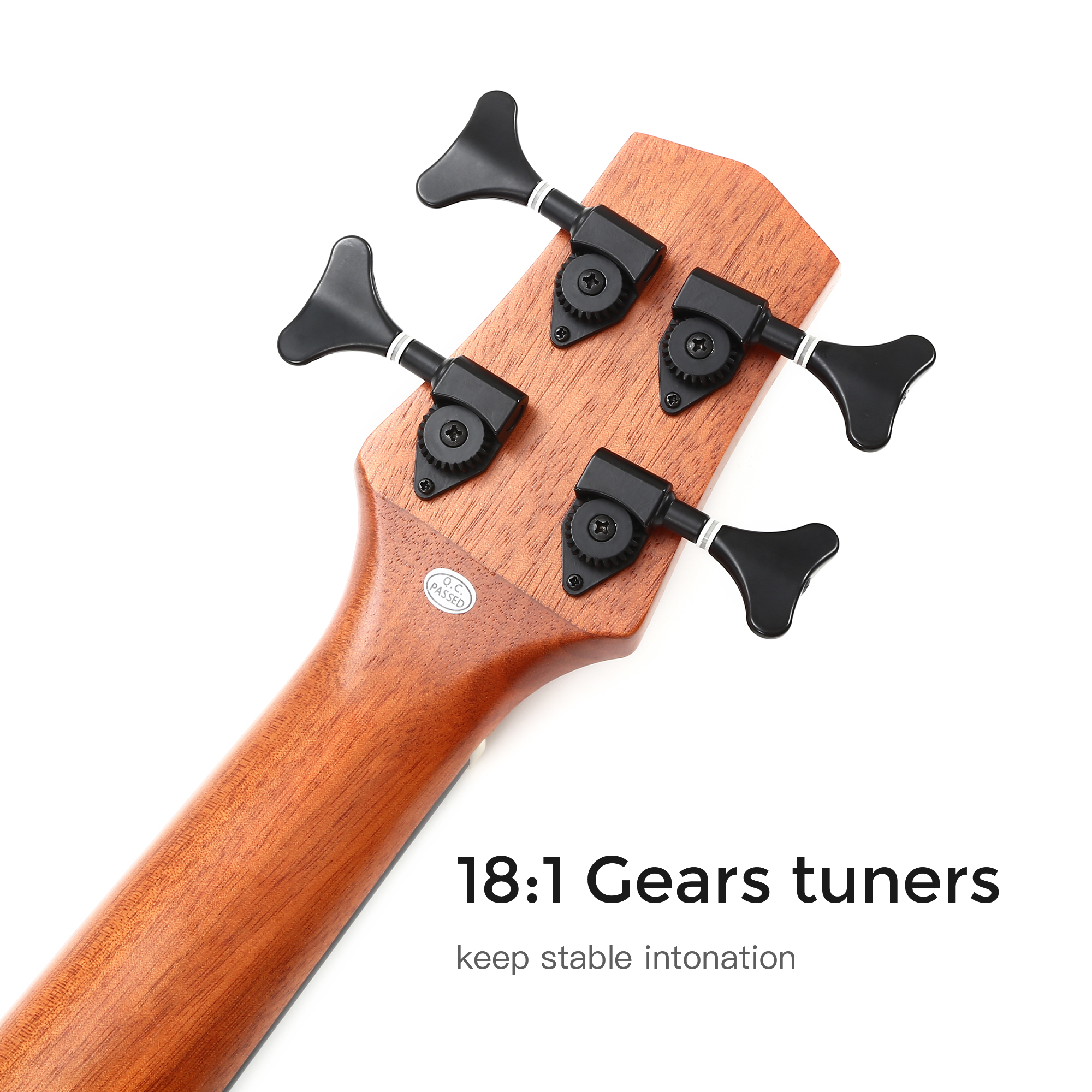 Ukulele Bass Electric Ubass 30 inch Baritone bass ukulele Electric Acoustic Uku bass With Gig Bag and Steel Strings (UBB06)