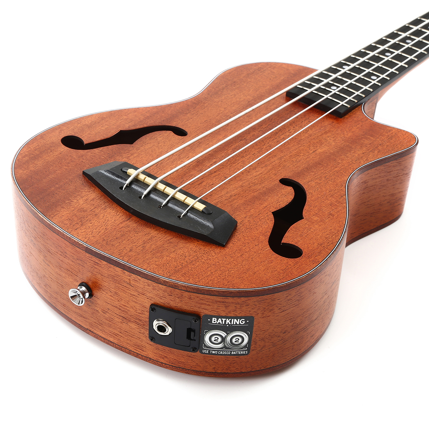 Ukulele Bass Electric Ubass 30 inch Baritone bass ukulele Electric Acoustic Uku bass With Gig Bag and Steel Strings (UBB06)
