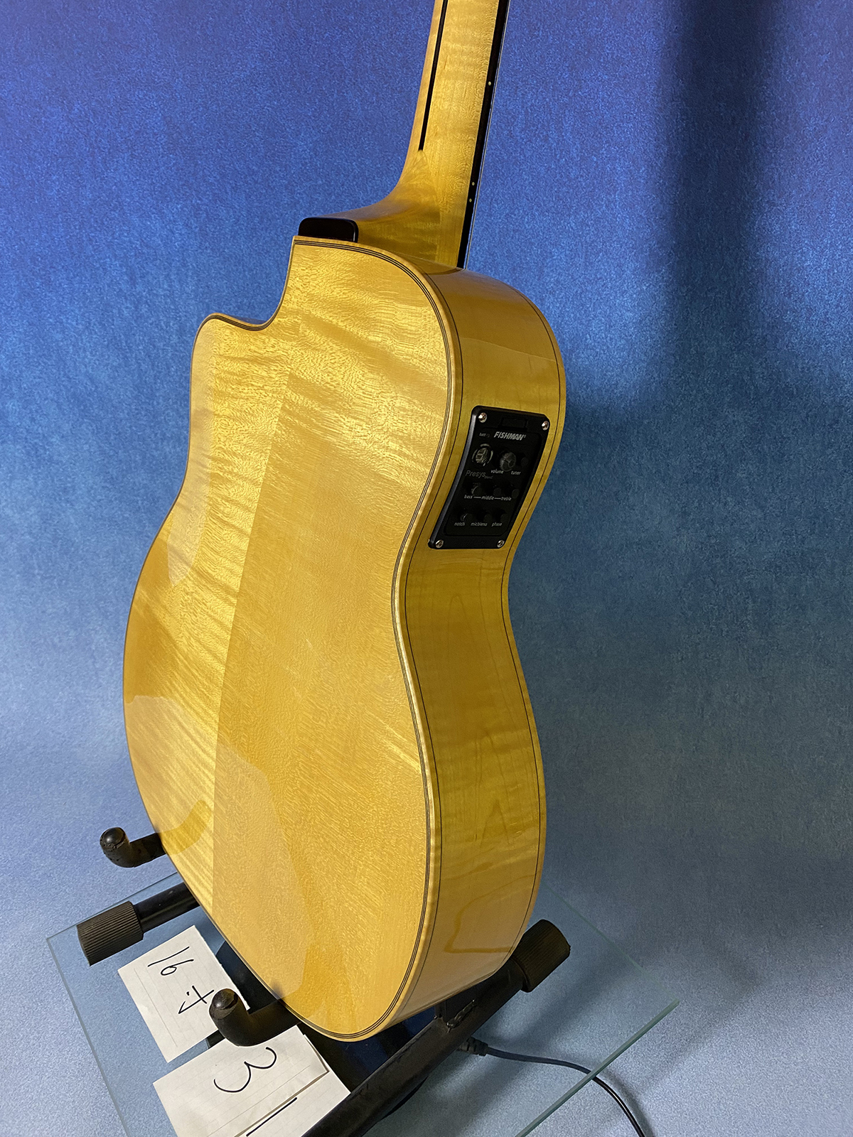 Batking brand 16 AAA Hand Carved Gypsy Archtop Electric Guitar (AT09)