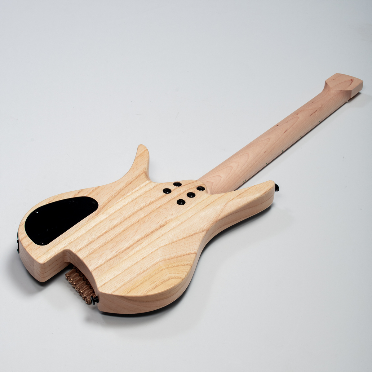 Batking 7 String Fanned Fret Headless Electric Travel Guitar with Multiscale Birdeyes Fingerboard Of Luminous Inlay