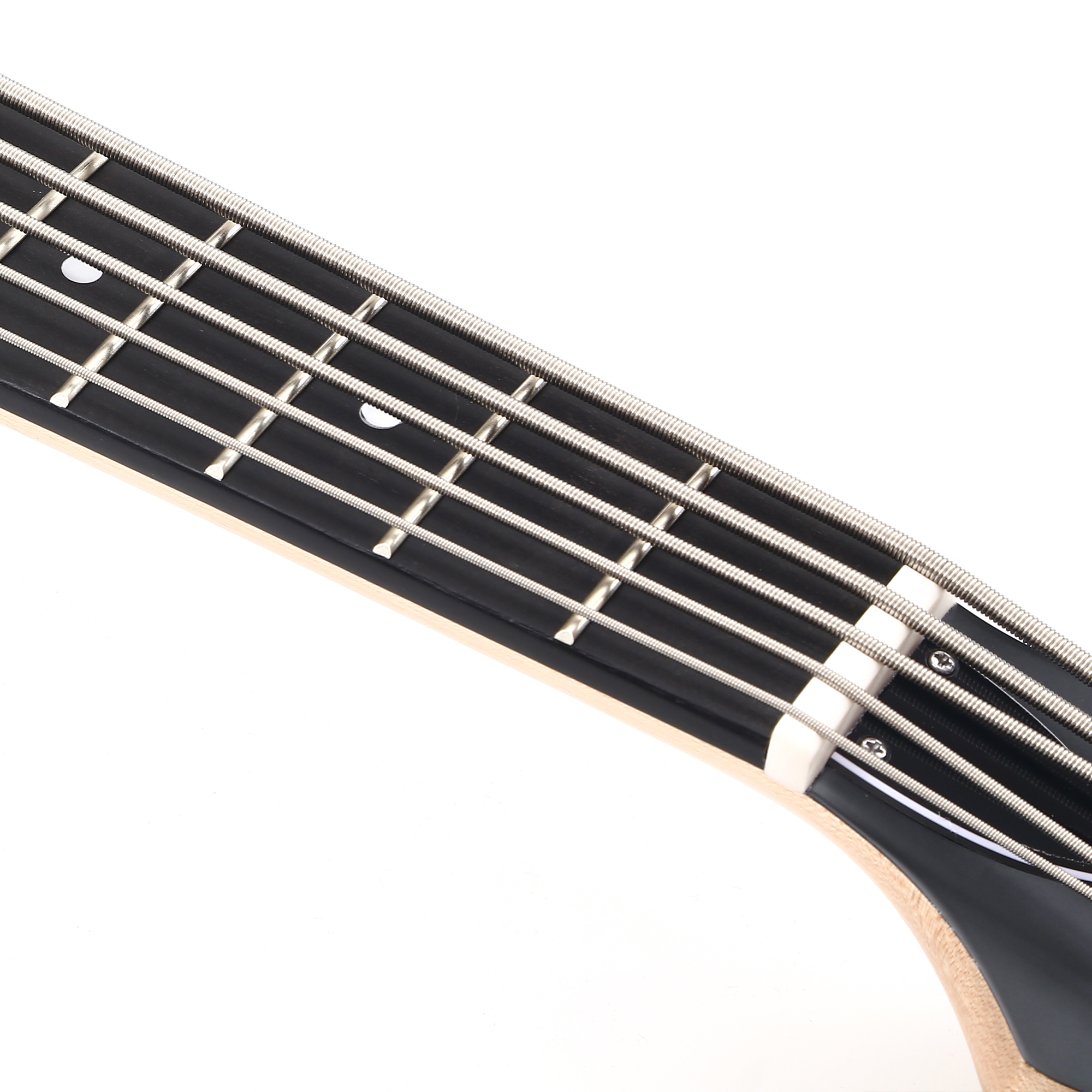 Batking Mini Ukulele Bass Electric Ubass 5 String Fretted Bass Ukelele