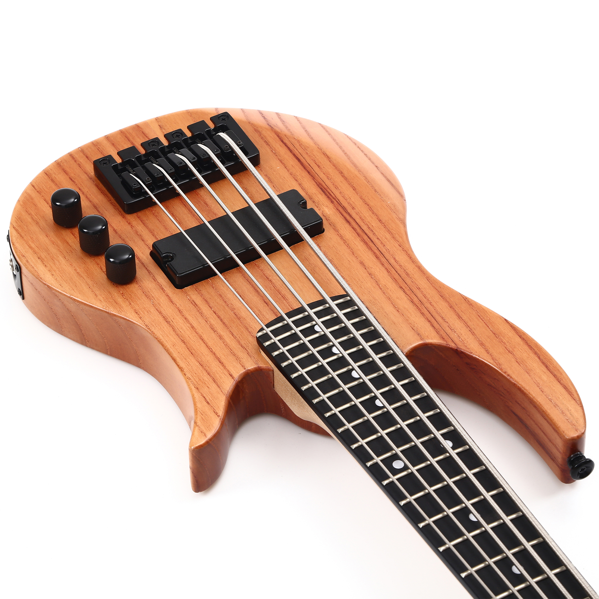 Batking Mini Ukulele Bass Electric Ubass 5 String Fretted Bass Ukelele