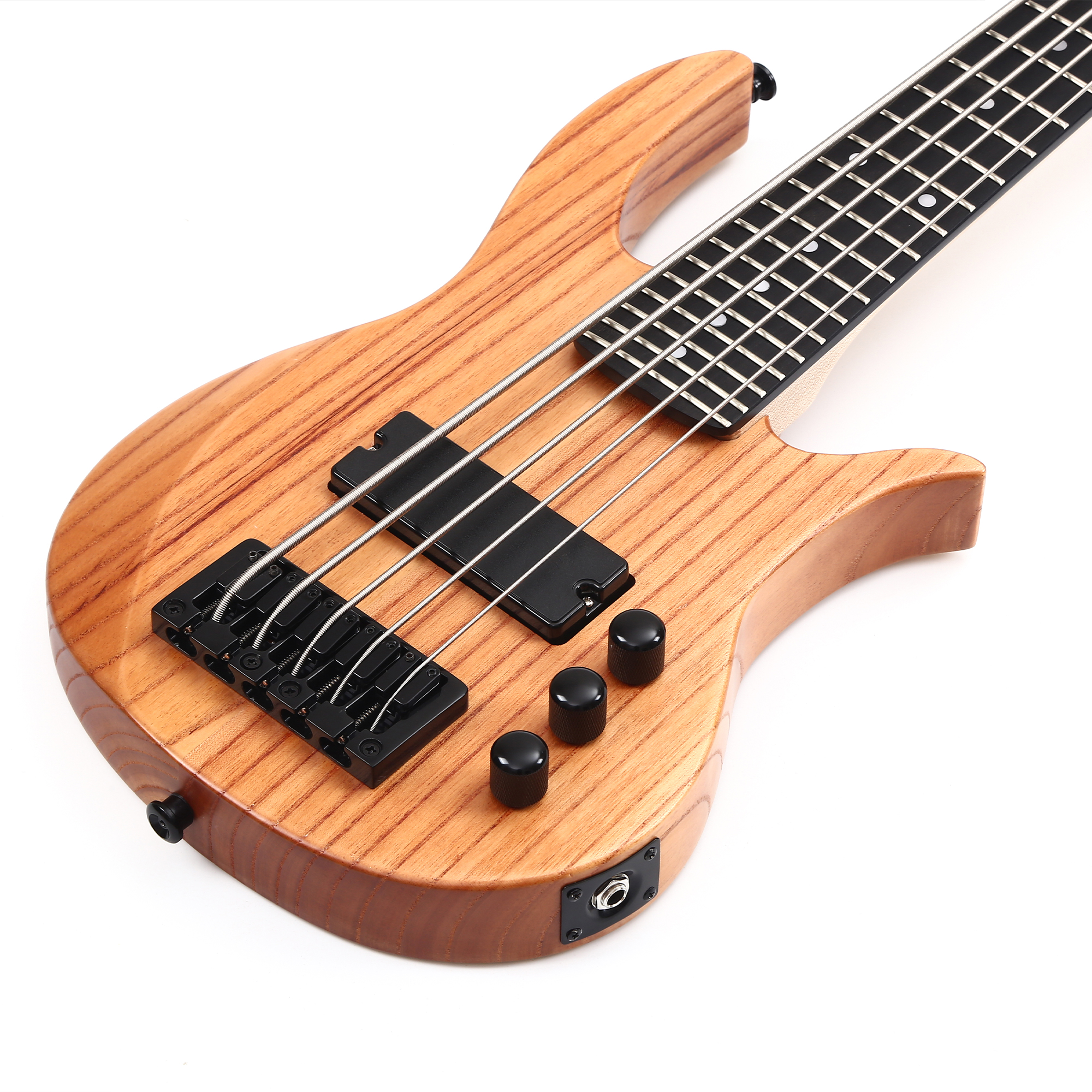 Batking Mini Ukulele Bass Electric Ubass 5 String Fretted Bass Ukelele