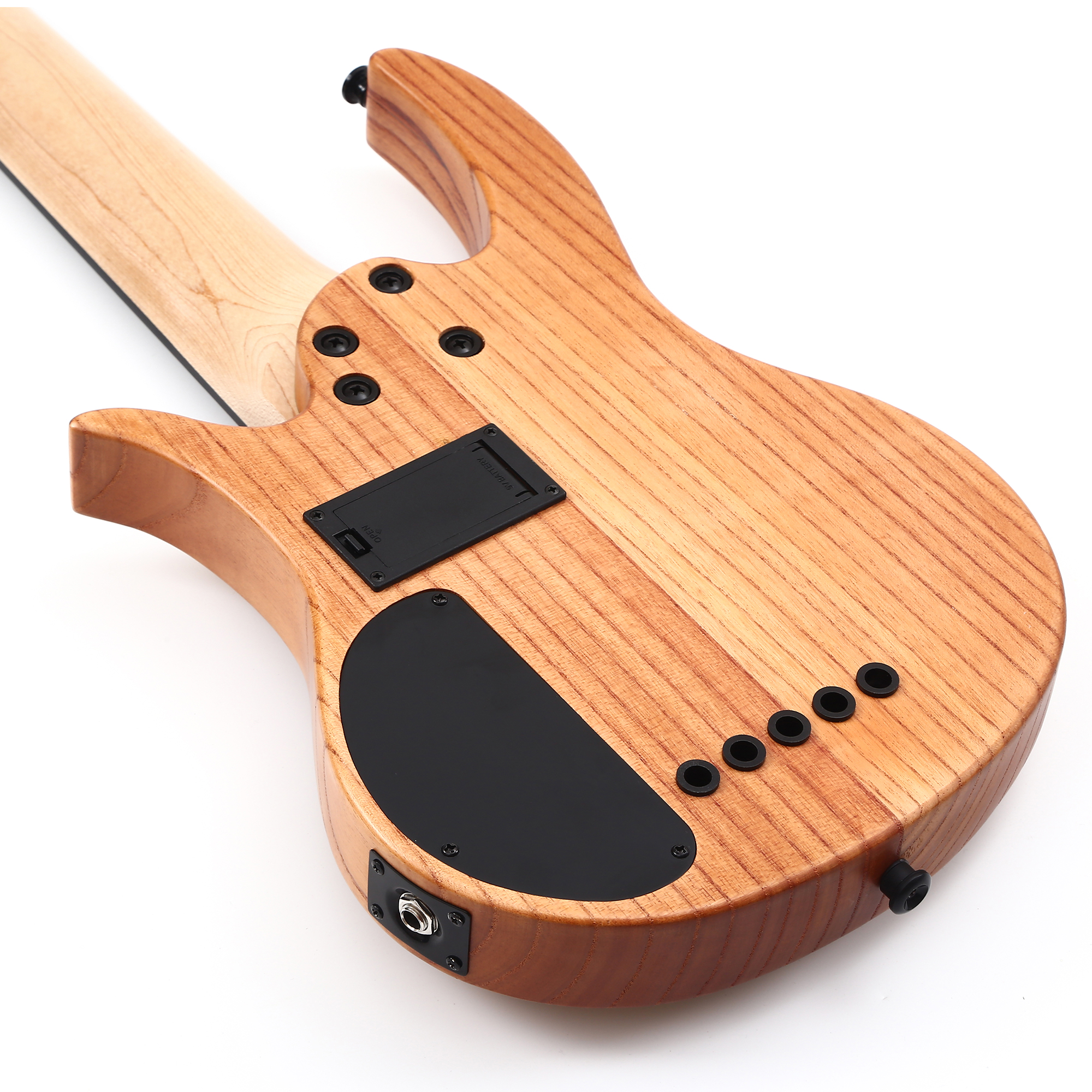 Batking Mini Ukulele Bass Electric Ubass 5 String Fretted Bass Ukelele