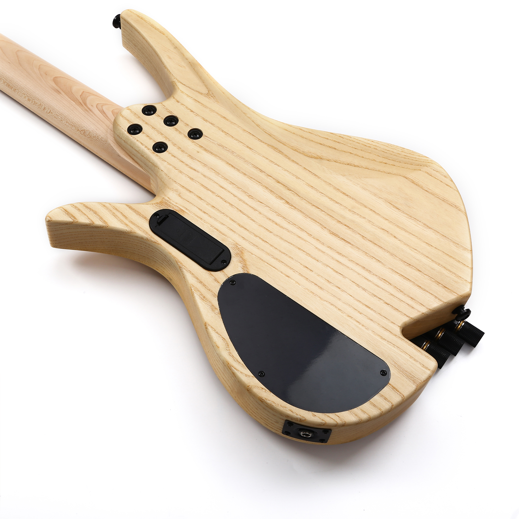 Batking Electric Bass Guitar Headless 4 String Fanned Fret Electric Bass Guitar