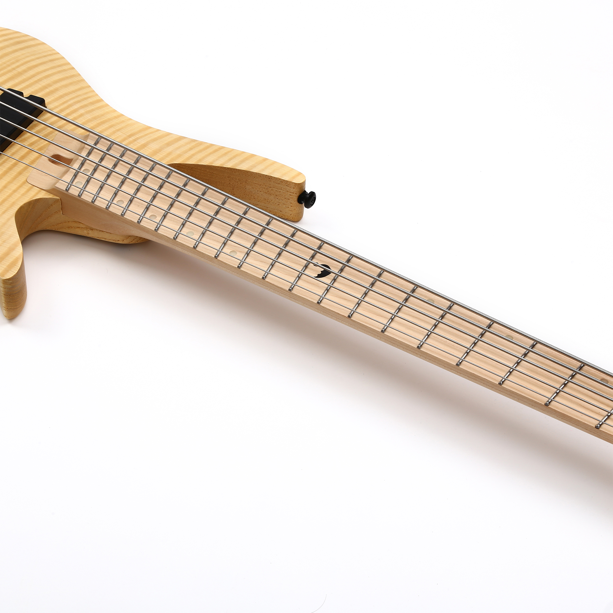 Batking Electric Bass Guitar Headless 5 String Fanned Fret Electric Bass