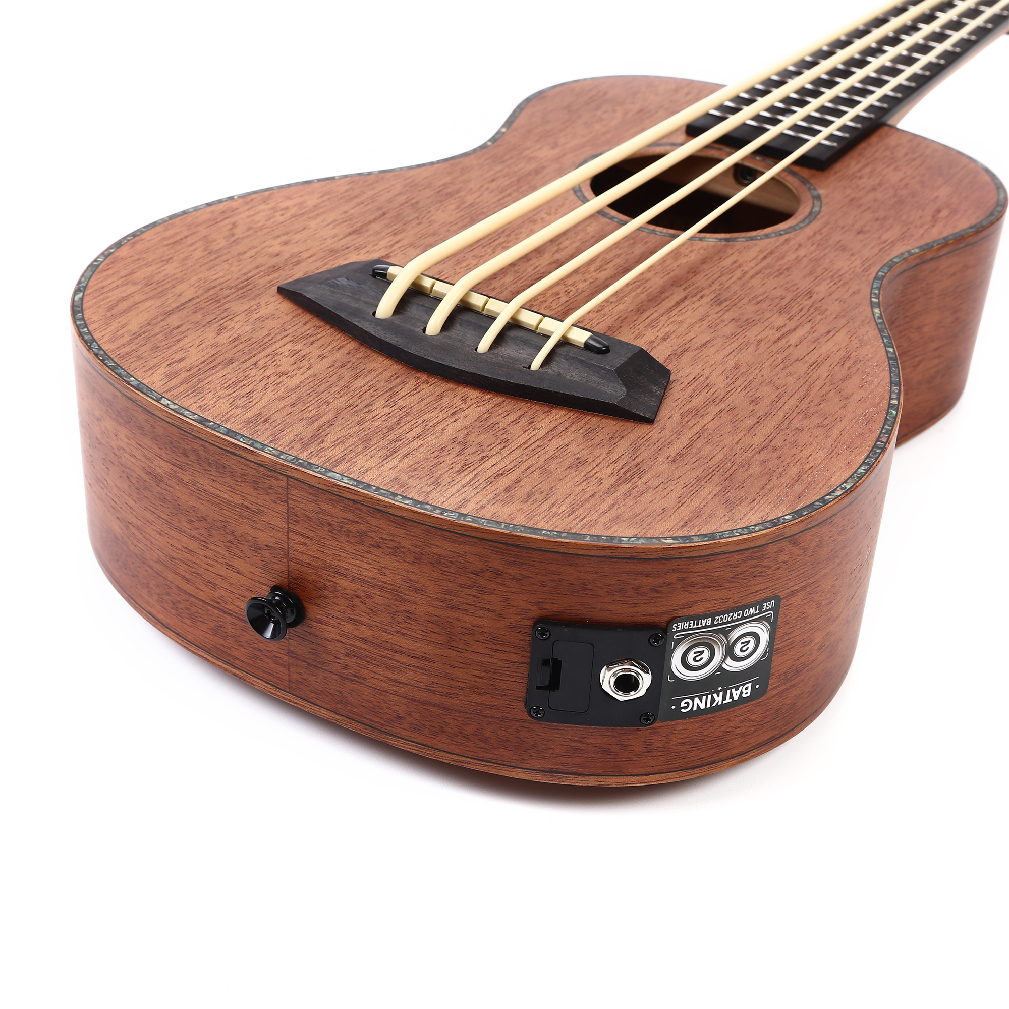 Ukulele Bass Electric Ubass 30 inch Baritone bass Ukulele Electric Acoustic Uku bass Gig Bag Upgraded Tuning Peg (UBB06)